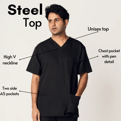 Steel Unisex Top