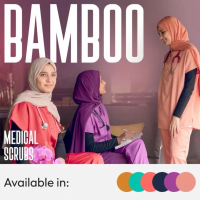Bamboo Collection Medical Scrub Uniforms Being Worn By A Group Of Nurses And Doctors In South Africa